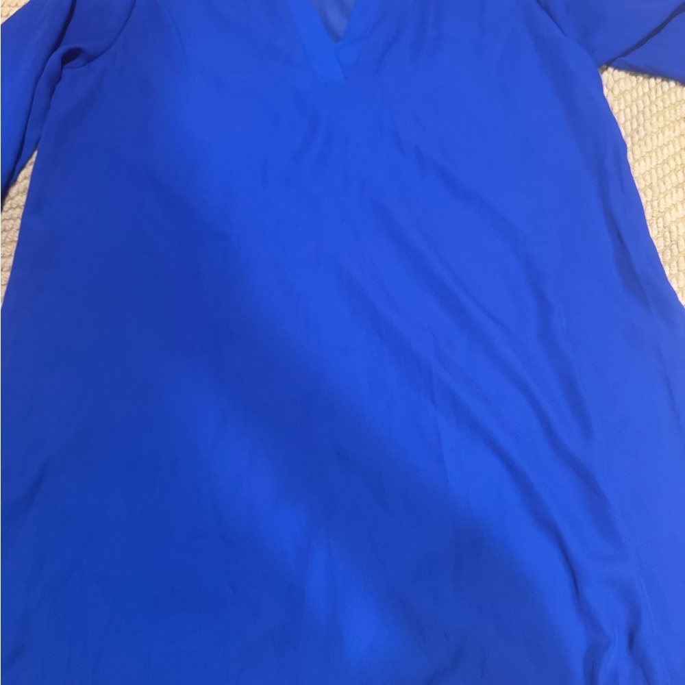 Everly Royal Blue Blouse